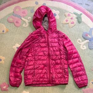 Kids Uniqlo Pink Puffer Jacket